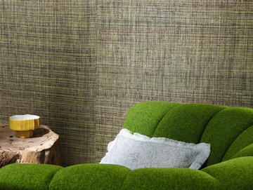 LAOLAG - Fire retardant raffia wallpaper by Élitis