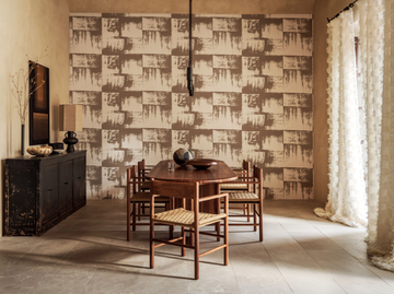 LIN PLÂTRÉ - MUSE - Fire retardant linen wall fabric by Élitis
