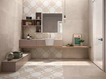 BE-SQUARE IVORY - Indoor porcelain stoneware wall/floor tiles by Emilgroup