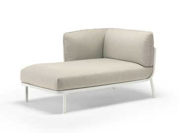 CABLA - Upholstered fabric Garden daybed by Emu