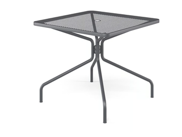 CAMBI - Square steel garden table by Emu