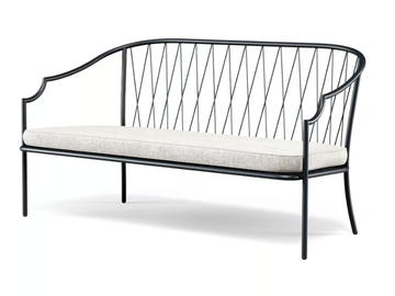 COMO - 2 seater steel garden sofa by Emu