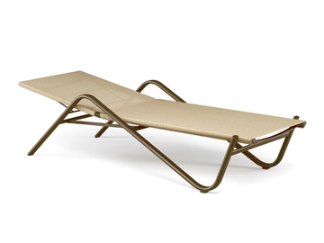 HOLLY - Recliner synthetic fabric sun lounger by Emu