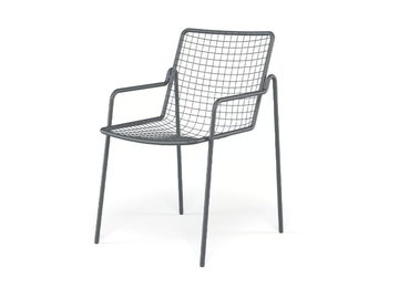RIO R50 - Steel chair with armrests by Emu