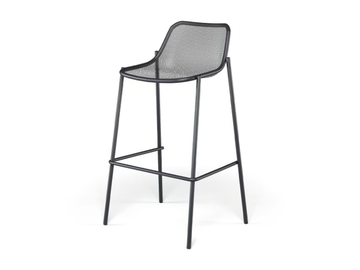 ROUND - Stackable high steel garden stool by Emu