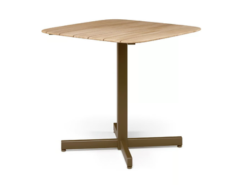 SHINE - Square teak table by Emu