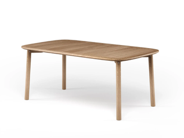 TWINS - Rectangular teak garden table by Emu