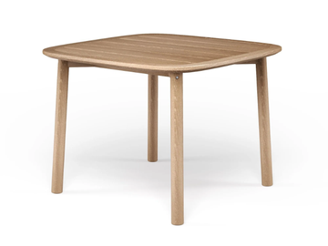 TWINS - Square teak garden table by Emu