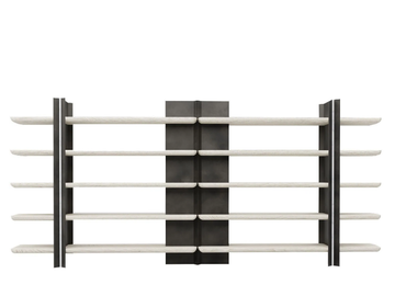 DISCOVERY - Open wooden bookcase by ENNE