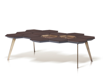 ICY-A - Wooden coffee table by ENNE