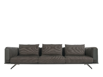 IMPERIOUS - 3 seater fabric sofa by ENNE