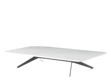 IMPERIOUS - Rectangular marble coffee table by ENNE