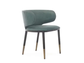 PETRA-A - Fabric chair with armrests by ENNE