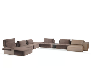 SOHO - Modular fabric sofa by ENNE