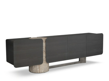 TITANO - Wooden sideboard with doors by ENNE