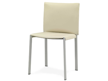 BILBAO - Tanned leather chair by ENRICO PELLIZZONI