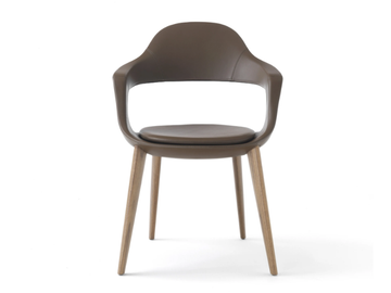 FRENCHKISS - Leather chair by ENRICO PELLIZZONI