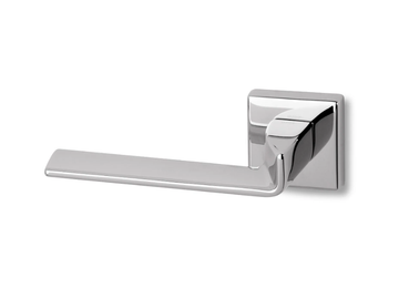 EDGE SQ - Door handle on rose by Ento