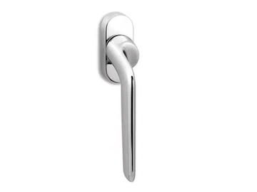 ELAN - Brass window handle on rose by Ento