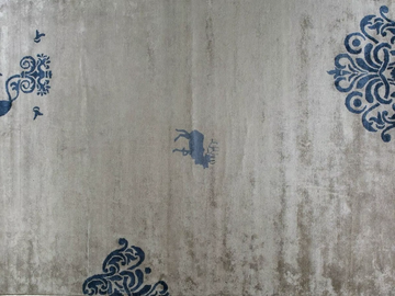 CERVO - Custom rug in bamboo silk by ERBA ITALIA