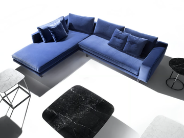 INNO - Corner fabric sofa by ERBA ITALIA