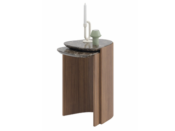 DECK - Round marble coffee table by Ersa