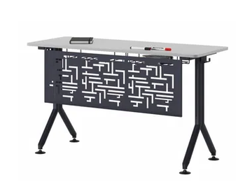 GAVINA - Modular folding laminate school desk with metal frame by Ersa
