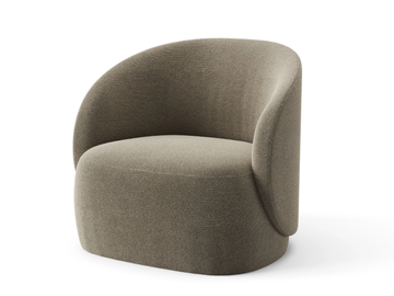 HULL HOME - Fabric armchair with armrests by Ersa
