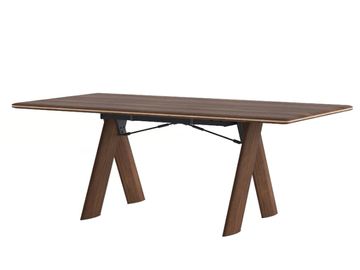 MELIADES - Rectangular wood veneer meeting table by Ersa