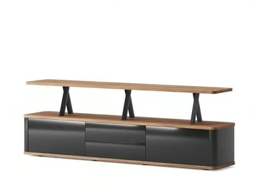 MELIADES - Wood veneer TV cabinet with drawers by Ersa