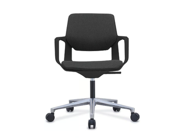 MOIRA - Swivel chair with armrests with 5-spoke base by Ersa