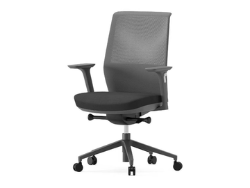 OPIA - Height-adjustable fabric office chair with armrests with 5-Spoke base by Ersa