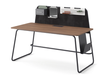 PAIPU - Rectangular wooden writing desk by Ersa