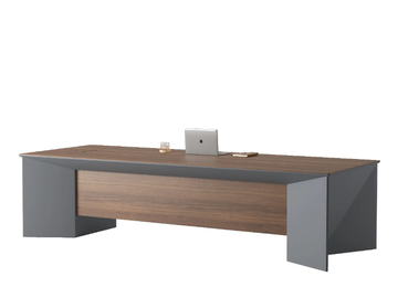 SANZIO - Rectangular wooden executive desk with shelves by Ersa