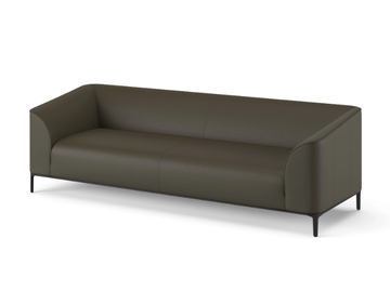 TERRA - 3 seater leather sofa by Ersa