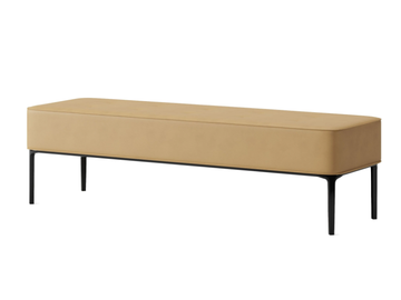 TERRA - Upholstered leather bench by Ersa