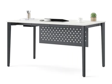 TUANA - Rectangular wooden office desk by Ersa