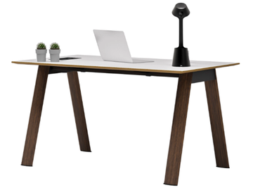 YOKA - Rectangular wooden writing desk by Ersa
