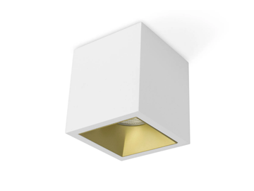 BLOOM SQUARE - LED aluminium ceiling lamp by Essenzialed