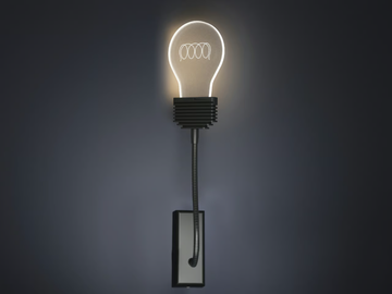 CARA VECCHIA LAMPADINA - LED adjustable wall light by Essenzialed