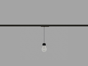 CARA VECCHIA LAMPADINA TRACK - LED aluminium track-Light by Essenzialed