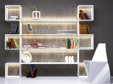 COMPACT - Furniture lighting / linear lighting profile by Essenzialed