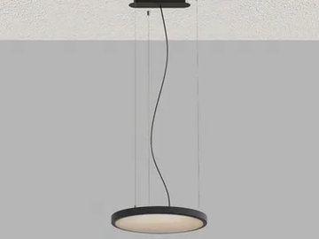 PADELLA S DARK - LED aluminium pendant lamp by Essenzialed