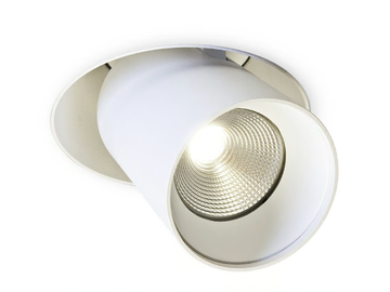 REVOLVER - Recessed LED adjustable aluminium spotlight by Essenzialed