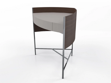 BLOOM - Eco-leather secretary desk PC with flap doors by ESTEL GROUP