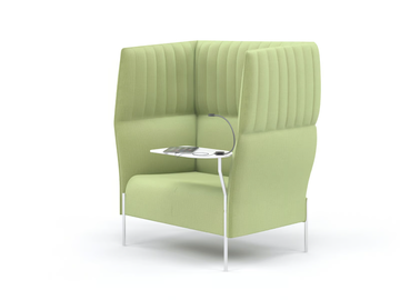 DOLLY EREMO - Upholstered fabric armchair high-back by ESTEL GROUP
