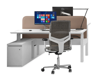 EVOLUTION - Height-adjustable office desk with electric motion by ESTEL GROUP