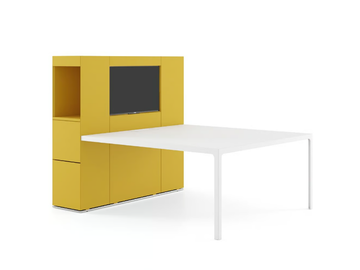 ISOLA VIDEO - Multimedia meeting table by ESTEL GROUP