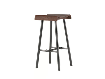 PLOMBIER - Wooden stool by ESTEL GROUP