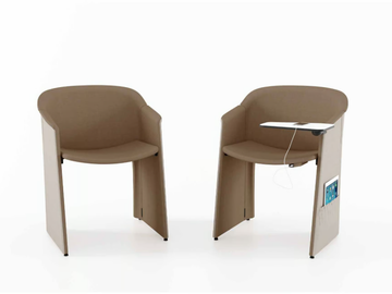 POCHETTE MULTITASK - Folding fabric training chair by ESTEL GROUP